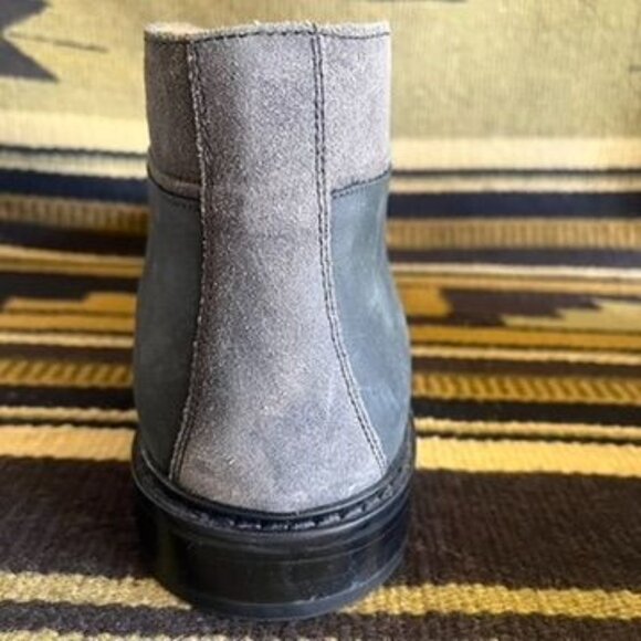 Cole Haan Williams Climber Boot Mens 12 M Black & Gray Suede Leather Chukka